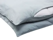 Bettwäsche-Set AVONDALE 220 x 240 cm Baumwollsatin Grau_815166