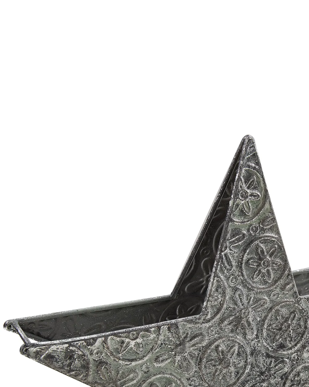 Kerzenständer 2er Set TORNIO 30/26 cm Metall Silber_786994