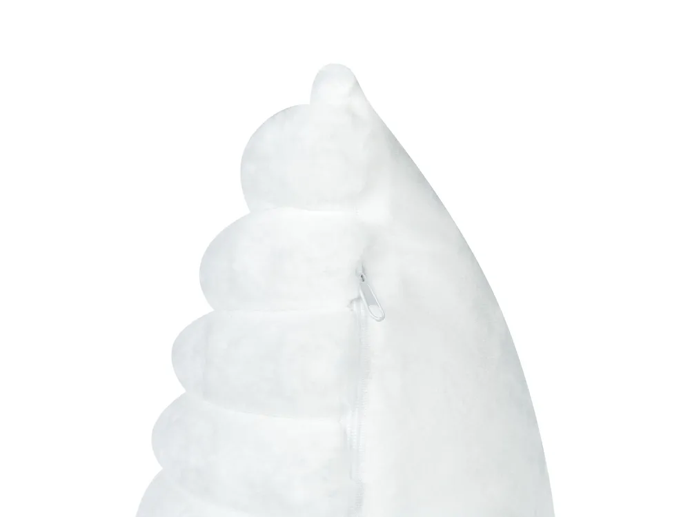 Dekokissen 2er Set RAKYA 45 x 45 cm Webpelz Weiß Streifenmuster_917552