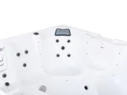 Outdoor Hot Tub with LED OZOGOCHE Grey_1081883