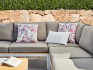 Set of 3 Outdoor Cushions VIVID Floral Pattern Multicolour_1079732
