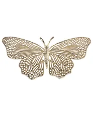 Dekofigur Schmetterling MADIUN Metall Gold_848910