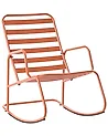 Garten-Schaukelstuhl TURI Metall Orange