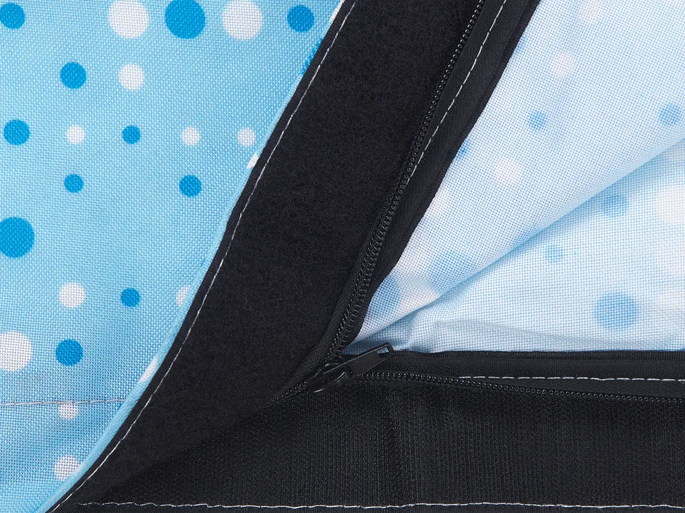 Sitzsack 300 L FUZZY 140 cm 180 cm Hellblau_11359