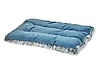 Tierbett ERGANI Samtstoff Blau