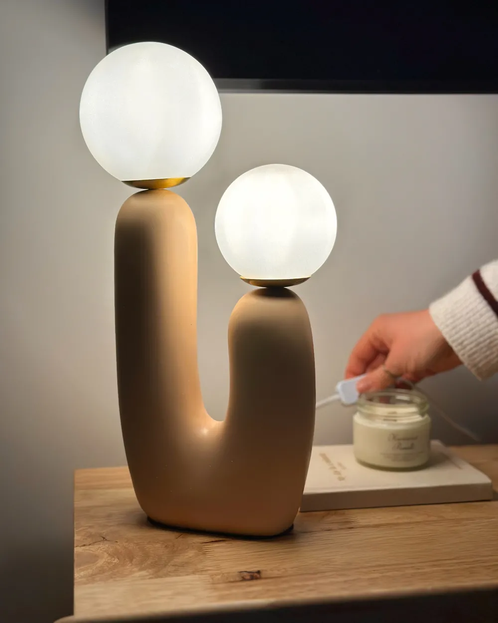 Tischlampe TULUN Beige_1047145