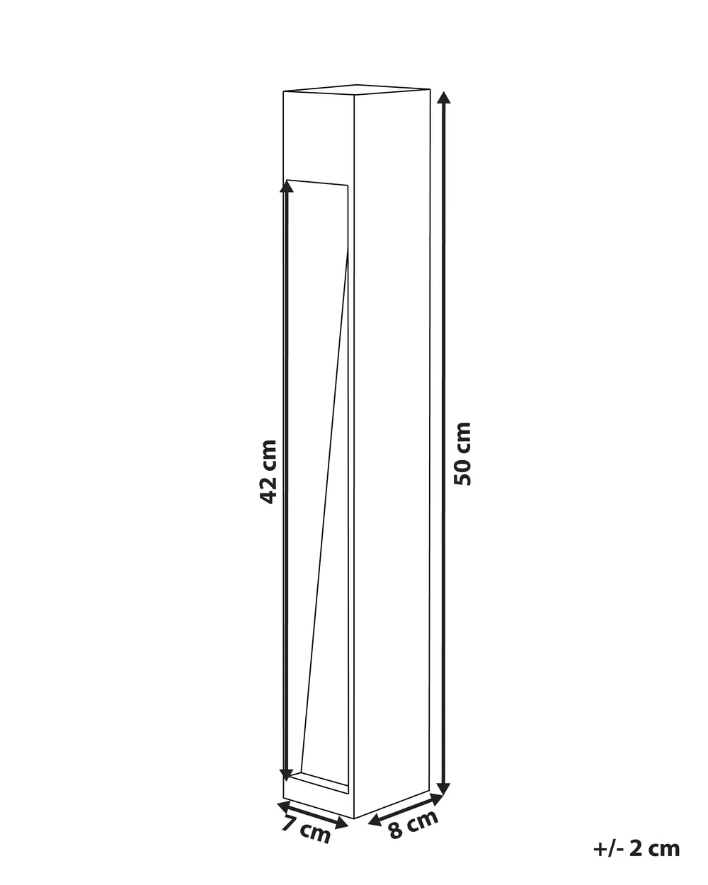 LED Pollerleuchte SABINO Schwarz_917074