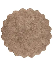 Kids Rug ANEGUNDI  Light Brown ø 120 cm Cotton with Cushion_1154914