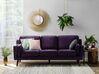 Sofa 3 Seater LOKKA Velvet Purple