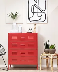 Ladekast ENAGO Metaal Rood_811999