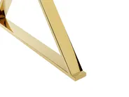 Esstisch ATTICA Marmor Optik / Gold 120 cm 70 cm Sicherheitsglas_850501