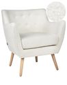 Armchair DRAMMEN Boucle White