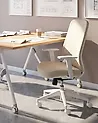 Bürostuhl ZELAR Stoff Beige