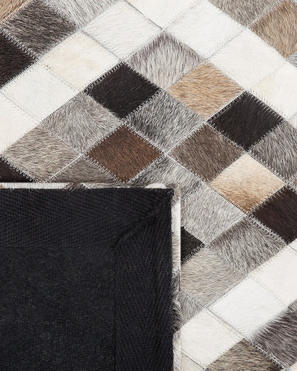 Rug AKDERE Brown 160 x 230 cm Leather_751593