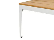 Garten Ecksofa mit Tisch 5-Sitzer POSITANO Grau_688275