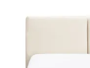 Bett mit Stauraum BOUSSE Samtstoff Hellbeige 180 x 200 cm_862639