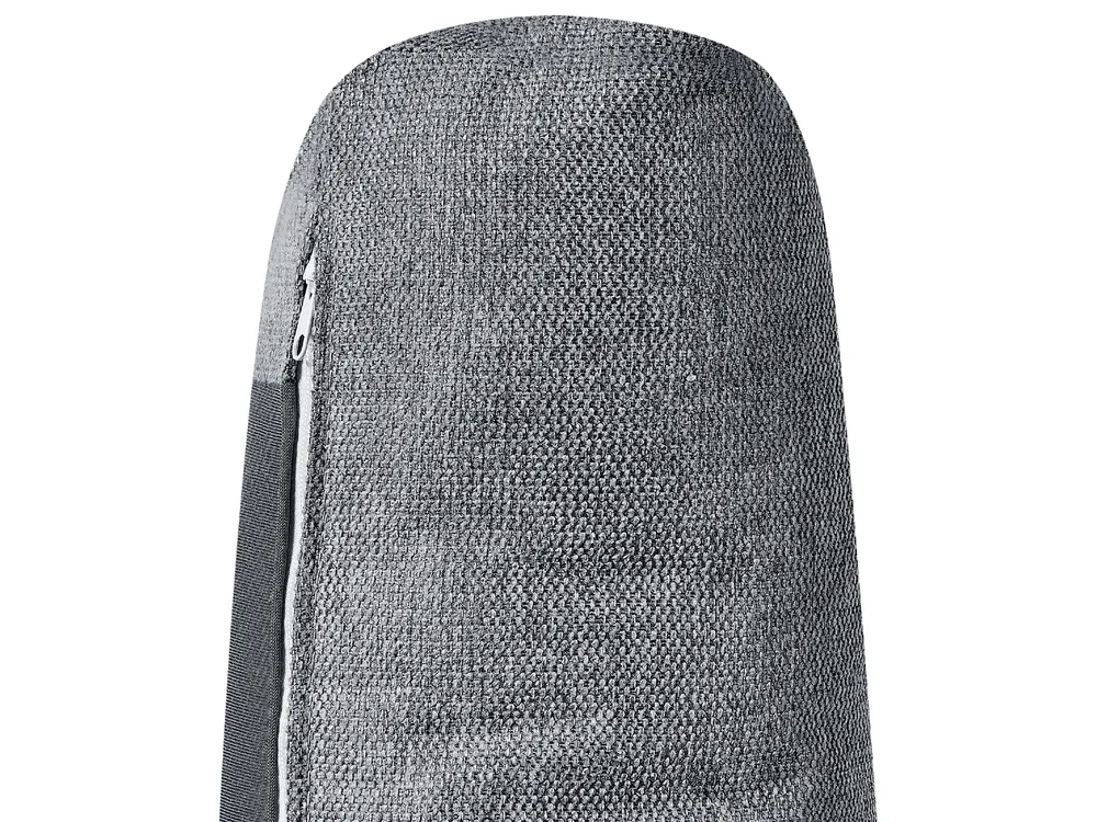 Eckschlafsofa 3-Sitzer KARILA mit Stauraum Stoff Dunkelgrau linksseitig_886058