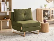 1-Sitzer Schlafsofa JERSLEV Stoff Grün_1009967
