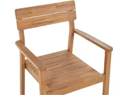 Gartenmöbel Set 4-Sitzer FORNELLI Akazienholz Braun_836348