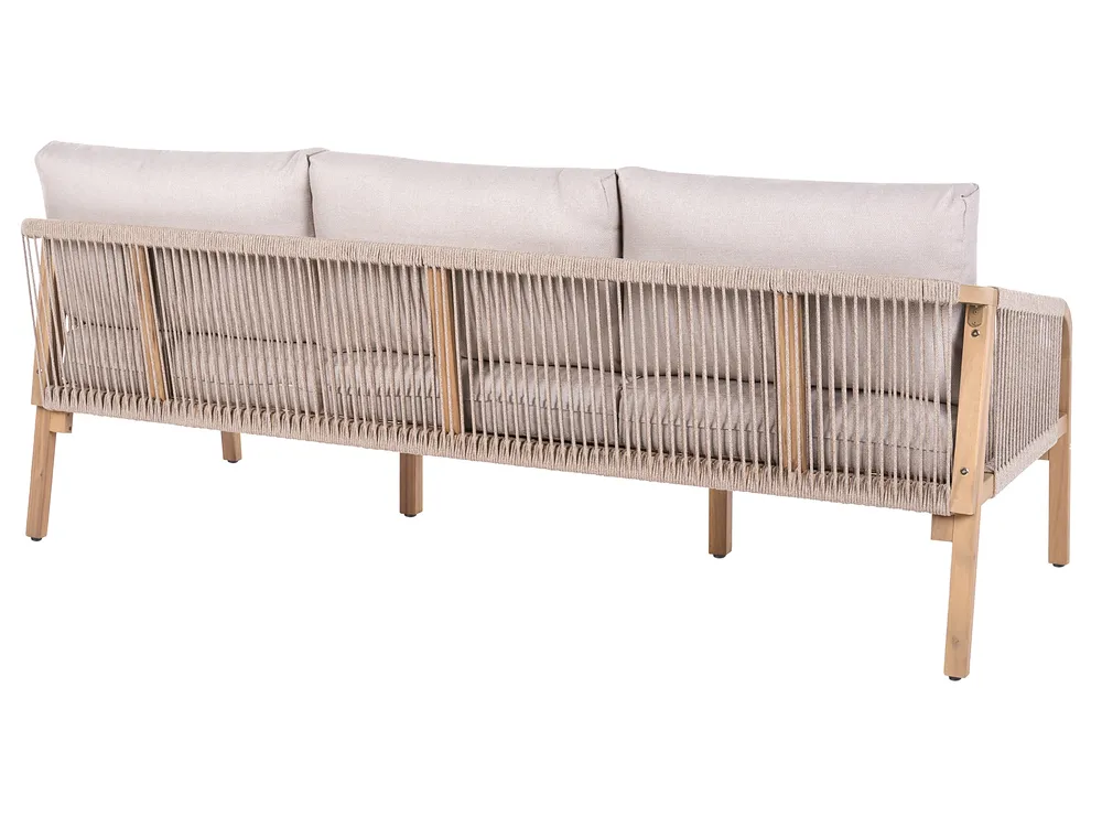 Gartensofa 3-Sitzer SUMBA Akazienholz Hellbraun_1086709