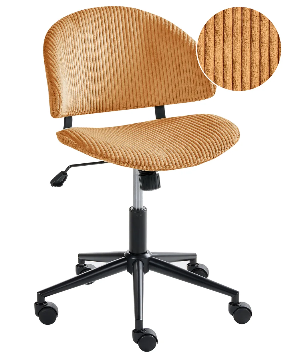 Bürostuhl KIANA Cord Orange