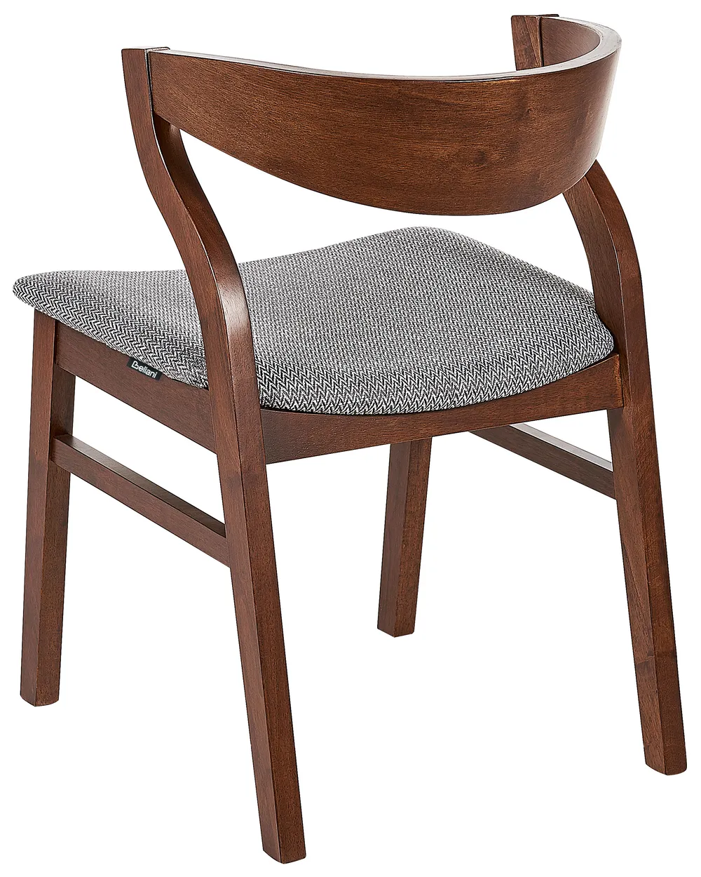 Set of 2 Dining Chairs MAROA Wood Light Grey_837239