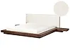 Wasserbett Bouclé ZEN 180 x 200 cm Braune Esche