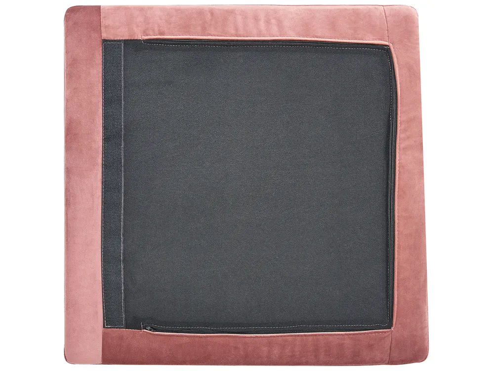 Ottoman EVJA Velvet Pink_858694