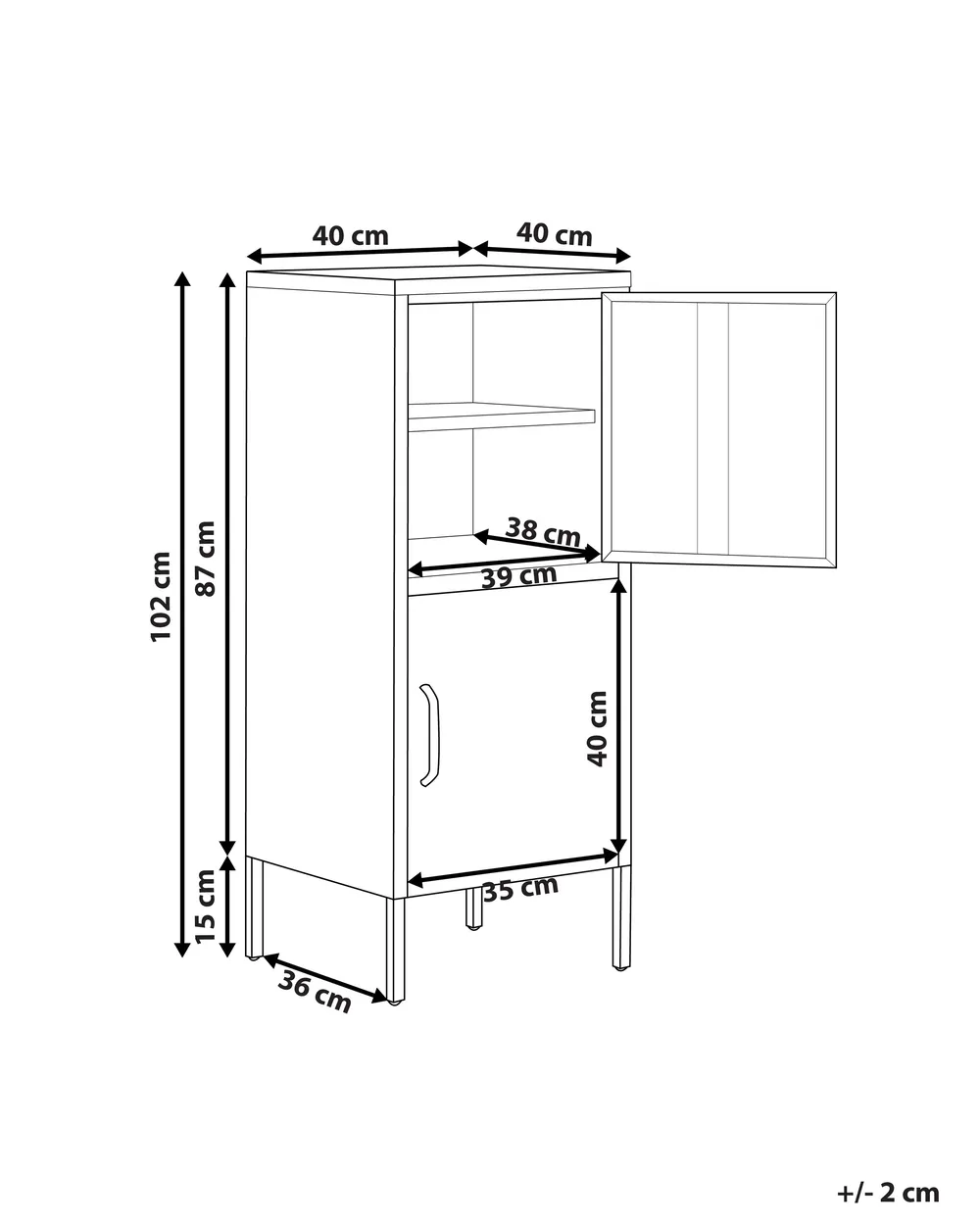 Büroschrank HURON Metall Rosa_1067889