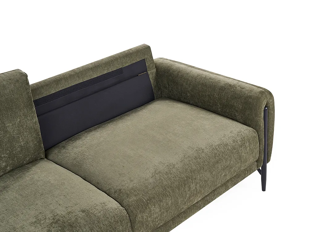 Bank 3-zits SKARO Chenille Groen_1156686