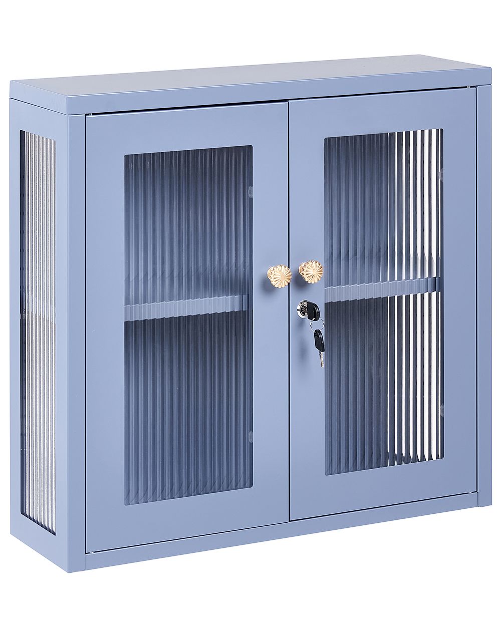 Wandschrank HARLYN 60 cm Metall Blau