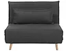 Single Sofa Bed SETTEN Fabric Dark Grey