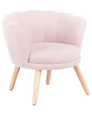 Kindersessel HALBY Bouclé Pastellrosa_989125