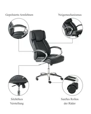 Chefsessel HONOR Kunstleder Schwarz_995371