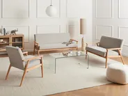 Armchair ESRUM Fabric Light Brown/ Grey_1023032