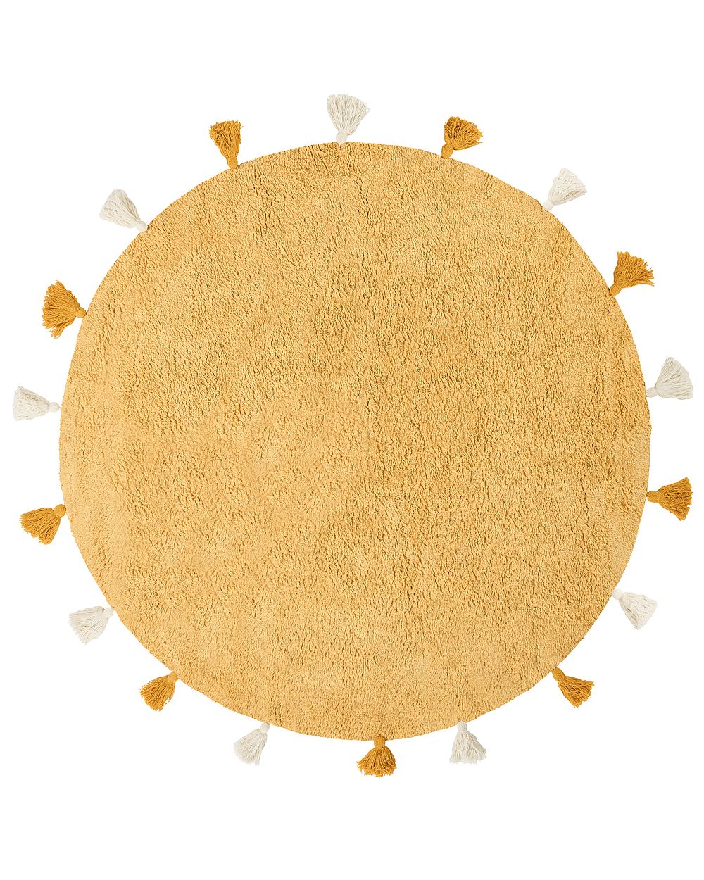 Kinderteppich KODINHI  Gelb ø 120 cm Baumwolle