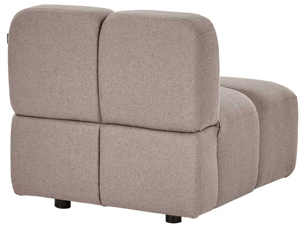 Modulsofa 3-Sitzer MAKSABERG Stoff Taupe_1136396