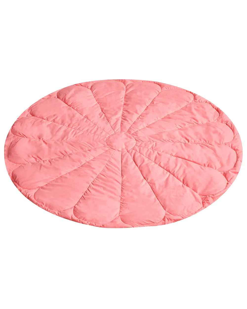 Krabbelmatte ELIZJUM 110 x 110 cm Baumwolle Korallenrot_979887