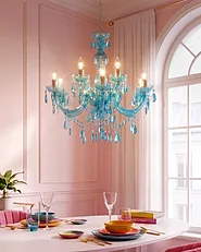 Kronleuchter KALANG L Blau_1164432