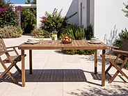 Outdoor Dining Table for 6 RONCELLO 180 cm 90 cm Acacia Wood Brown_1156007