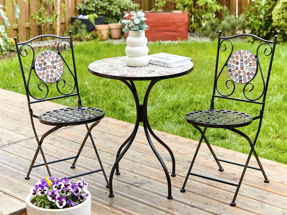 Stol za bistro CASARIO 60 cm 60 cm Crni