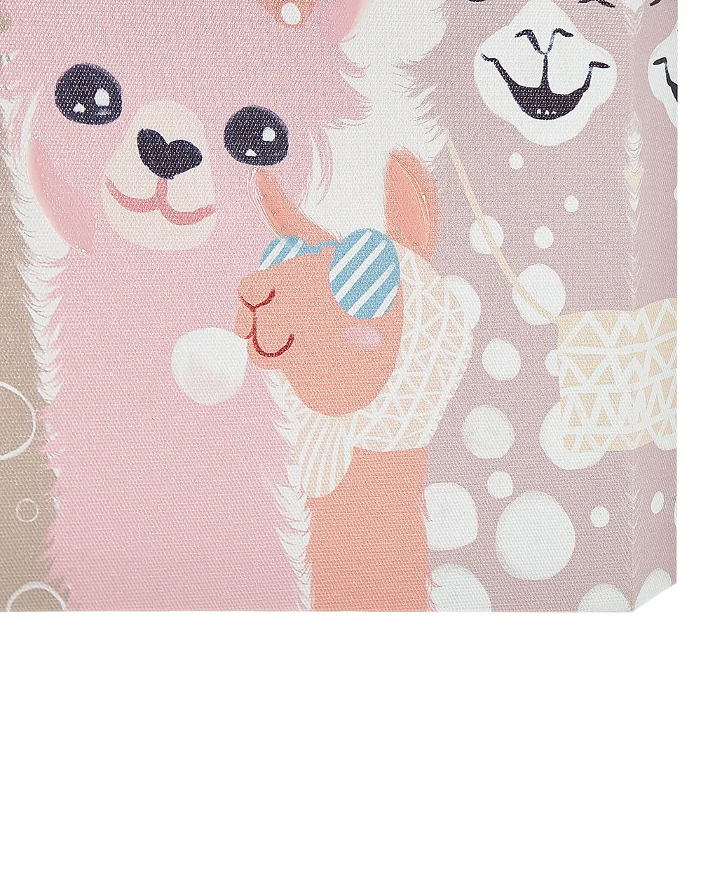 Leinwand 3er Set TILLIA 30 x 30 cm Tiermotiv Bunt_819745