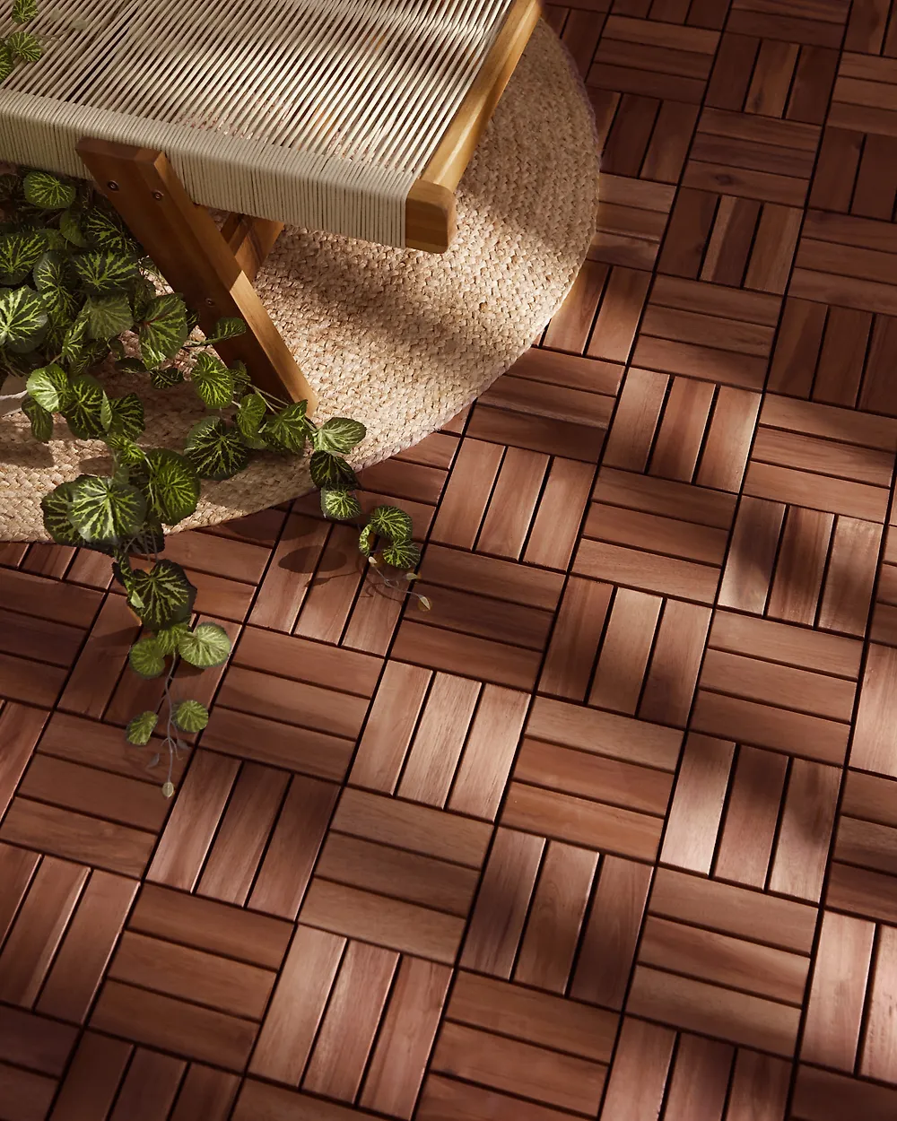 Outdoor Flooring ACERENZA Certified Acacia Wood Brown_957736