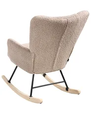 Rocking Chair SANDVE Boucle Taupe_1033089