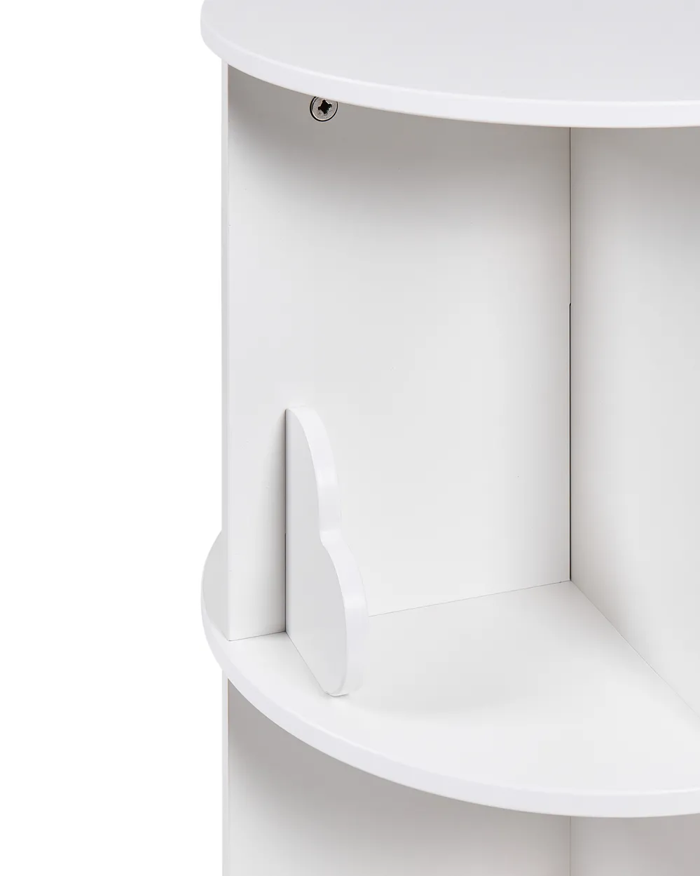 Rotating Bookshelf PENOLA 65 cm White_1088079