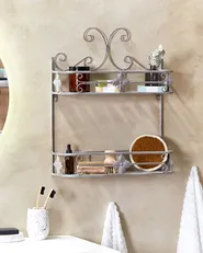 Wall Shelf MARAYES Metal Grey_827901