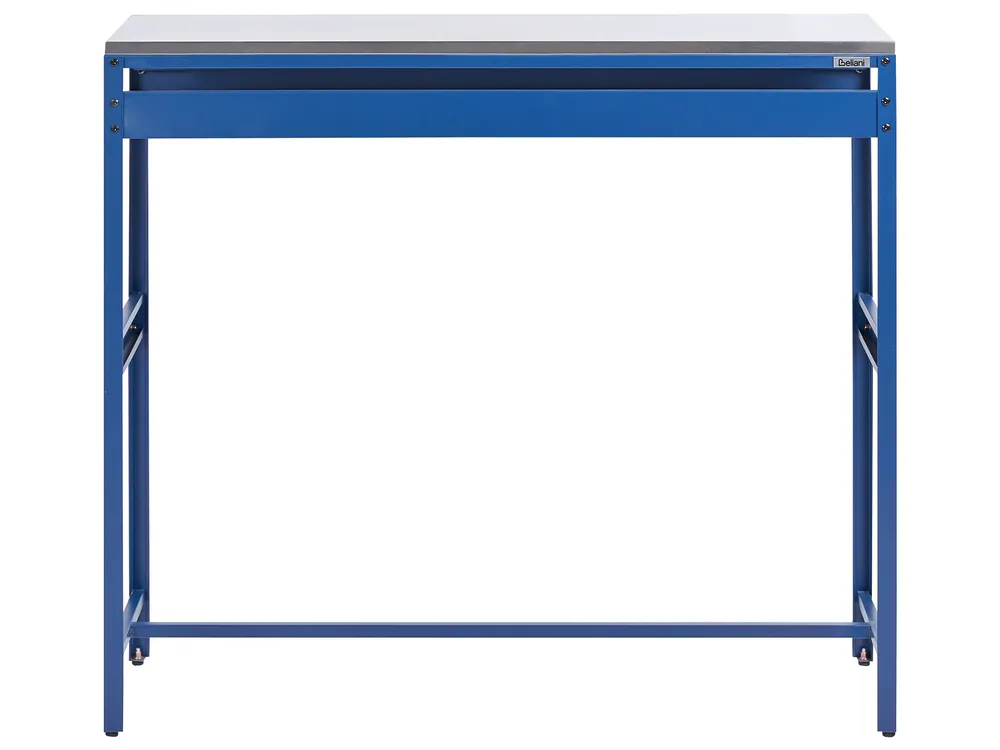 Outdoor-Küchenset mit Bartisch 2-teilig MAENZA Blau Metall_1044905