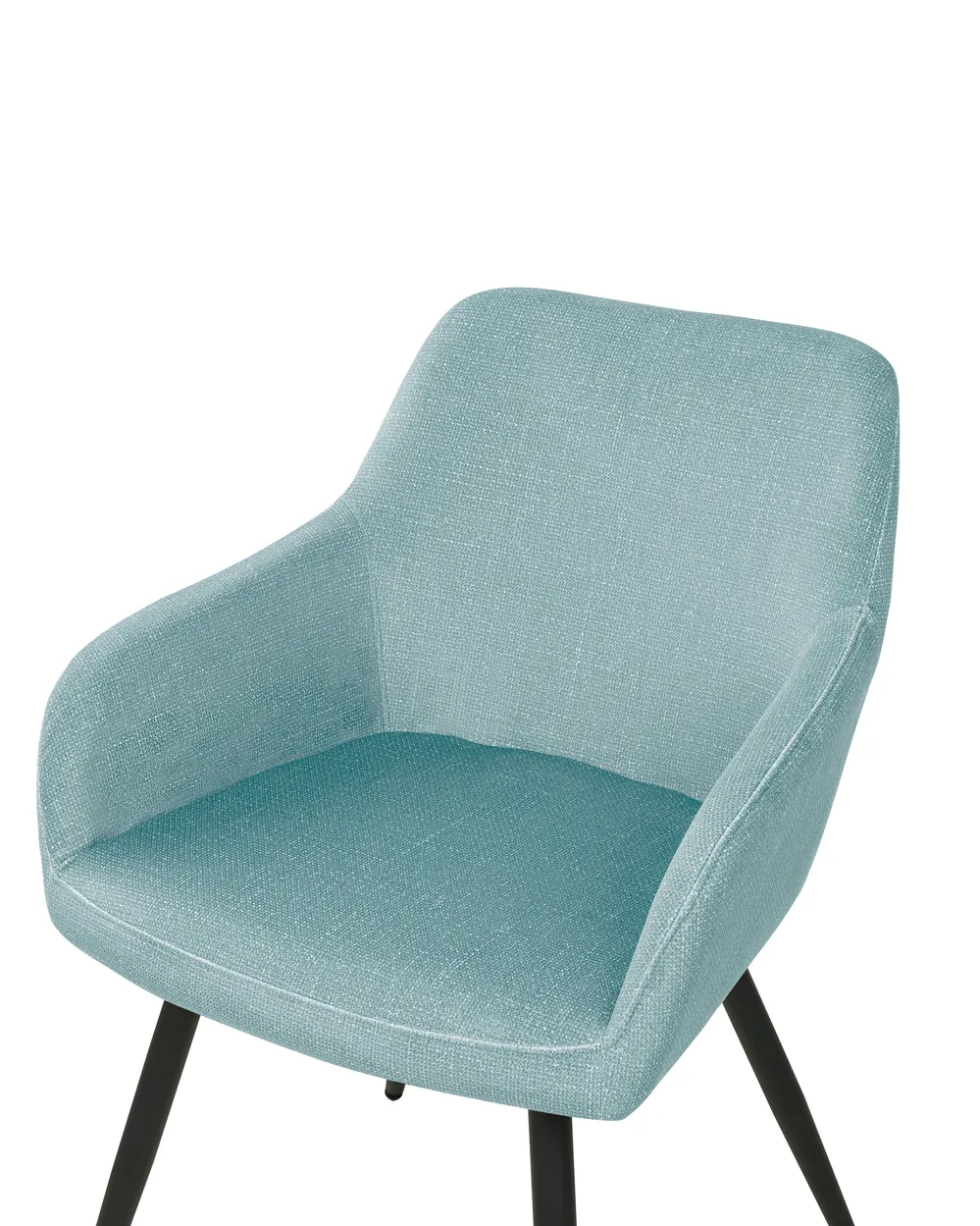 Esszimmerstuhl 2er Set CASMALIA Samtstoff Hellblau_898924