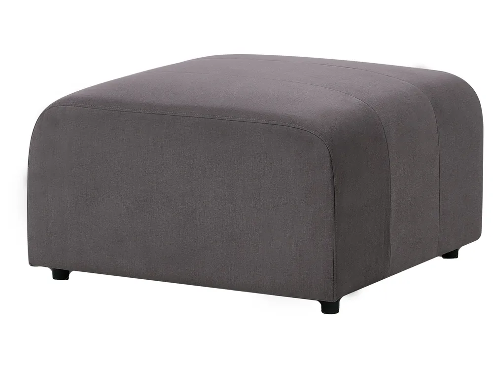 Modular Sofa 3 Seater FALSTERBO with Ottoman Velvet Taupe_919353