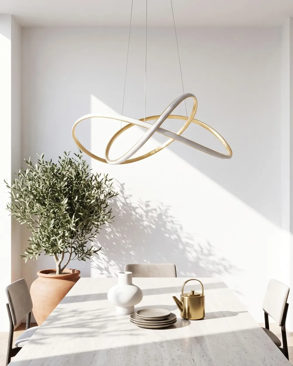 LED Pendant Lamp TUMEN Metal Gold_1149646